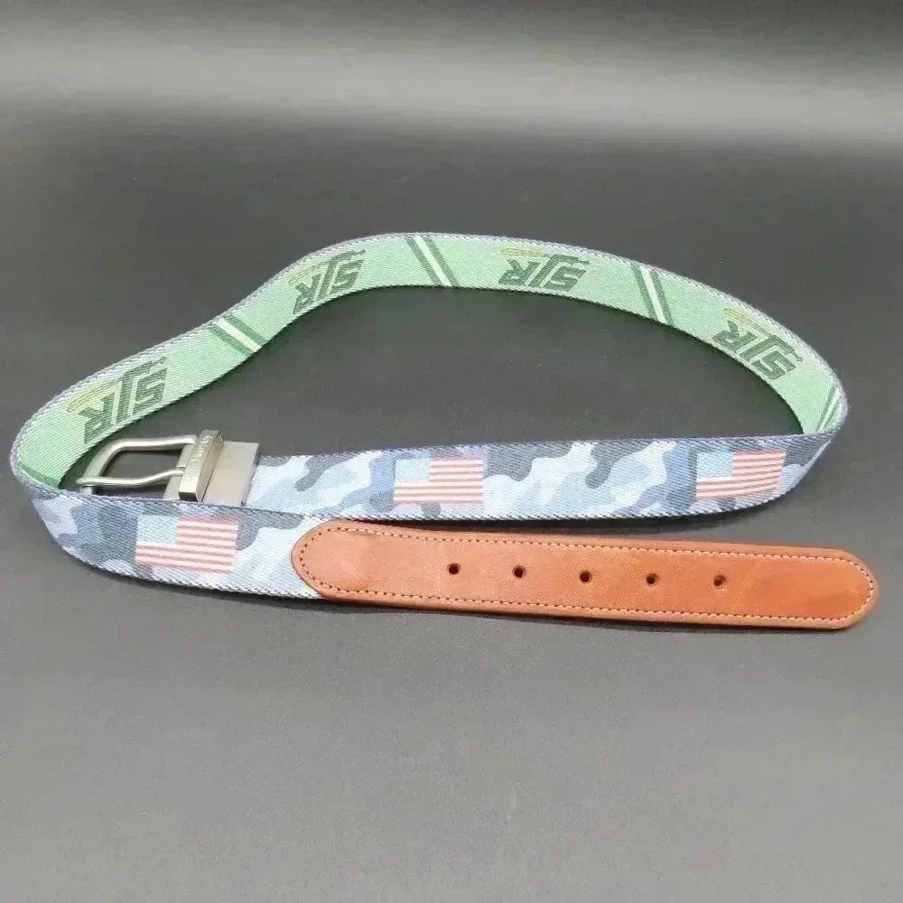 Camo American Flag SJR Woven Cotton Belt 46 inches in length